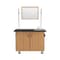 National Public Seating Mobile Science Cart with Inner Drawers and Shelf, Whiteboard /Mirror & Sink MSC02WS - alternate 8